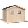 lecasettedilegno Casetta da giardino in legno per esterni 6 mq 300x200 25mm MADE IN ITALY mod. RENOIR casetta in legno, rimessa attrezzi, deposito, box per esterni