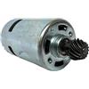 MagiProject Motore Ricambio 12V per Abbacchiatore Scuotiolive Scuotitore - Pignone 14 Denti Ricambio Motorino Elettrico + Tubetto di Grasso in omaggio per montaggio