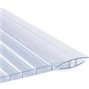 KARAT Piastra cava - 60,5 x 121 cm - Piastre doppie in policarbonato - Piastre cave per serra e modellismo - Resistente alle intemperie (Spessore: 4,5 mm, trasparente)