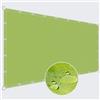 ZQXFZ Frangi-vista Balcono 60x100cm Poliestere Densità 160g/㎡） Telo Ombreggiante Frangi-vista Hdpe Con Occhielli E Fascetta -Giallo Verde.