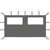 vidaXL Parete con Finestre per Gazebo 4x2 m Antracite