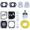 AUMEL Kit Riparazione carburatore per Stihl HS81 HS81R HS81RC HS81T HS86 HS86R HS86T Parti del Trimmer con Tubo del Carburante Guarnizione del Filtro