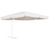 Yellowshop | Telo Ricambio per Ombrellone da Giardino Garda, Polyester 250g/mq, Impermeabile, Bianco, 3x4 m