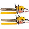GrecoShop Doppia/2 pezzi Motosega per Potatura a Scoppio 52cc (51,7cc) Professionale con Motore 2 Tempi e Lama da 50cm - Super Offerta Limitata!!!