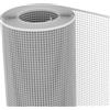 TENAX 62345502 Quadra 10 Argento 1,00 x 50 m, Rete Protettiva in Plastica per Cancelli e Recinzioni