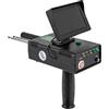 WINPANG Rivelatore di metalli con indicatore LED e ampio raggio - Rivelatore di oro per caccia al tesoro, oro, argento, rame e diamanti - nero