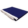 Panini Tessuti Tenda da Sole confezionata, molto resistente per esterno in 100% Acrilico con anelli, ganci e passamaneria a frangia, 140x250 cm, ideale per terrazzi verande balconi.