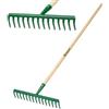 Crisalide®-RASTRELLO da GIARDINO + MANICO IN LEGNO DI FAGGIO (150cm TIPO BOSCH-I), PER USO HOBBISTICO E PROFESSIONALE, MADE IN ITALY