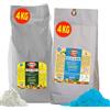 Bioki Offerta composta da 1 Solfato di Rame da 4 kg + 1 Calce Idrata da 4 kg, Alta solubilità' Indicato per Piante da orto, da frutto e da Giardino. Peso Totale 8 kg