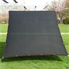 kufu01 Rete Ombreggiante Nero per Protezione Solare,Rete Telo Ombra Traspirante Anti-età,Tessuto Ombra con Occhielli,Tenda da Sole Privacy,per Serra/Balcone/Cortile/Tetto (3x8m/9.8x26ft)