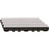 ScarMaxx 4m Canaletta scolo Acqua piovana A15 Altezza 115 mm - Griglia scolo Acqua piovana Set Completo 13 x 400 x 11,5 cm Linea Grigio