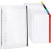 YEYIT Budget Planner Italiano Money Binder Italiano con 1 Pezzi Copertine Raccoglitori 12 Pezzi Multicolore 6 Fori Raccoglitore，Raccoglitore ad Anelli A5 Budget Planner Budget Binder