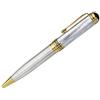Xezo Penna Maestro Twist, Punta Media. Madreperla Bianca Oceanica con Argento 925 e Placcatura Oro 18 Carati. Artigianale, Ed. Limitata, Serializzato.