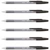 PILOT Set di 6 penne a sfera BP-S-F, colore: Nero