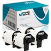 specmark 4 rotoli di etichette singole compatibili con Brother DK-11209 62 mm x 29 mm 800 etichette per tutte le stampanti di etichette QL QL-570 QL-700 QL-800