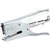 Molho Leone - 76380 Cucitrice a pinza, Capacità 100 punti, Punti 24/6 e 24/8, Cucitura chiusa/aperta, Design ergonomico 100% acciaio, Caricamento posteriore, 100% riciclabile, Argento