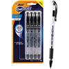 BIC 4pk Gelocity Stick Gel Pen- Black
