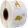 Ownsun Thank You Etichette adesive rotonde per confezioni e sacchetti regalo, 500 etichette adesive per il compleanno, per il giorno del Ringraziamento; 3,8 cm (1 rotolo)