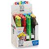 Carioca 10 Colors Clip-on retractable ballpoint pen Multi 12pezzo(i)