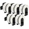 Printing Saver 5 Rotoli DK22225 DK-22225 38mm x 30,48m Etichette adesive continuo compatibili per Brother P-Touch QL-500 QL-550 QL-560 QL-570 QL-700 QL-800 QL-810W QL-820NWB QL-1050 QL-1060N QL-1100 QL-1110NWB