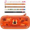 Legami Astuccio e penna cancellabile WonderWow | Set di 5 penne a forma di animale con inchiostro termosensibile + astuccio a 2 scomparti (Tigre)