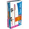 Paper Mate Replay - Penna a sfera cancellabile Boîte de 12 Rosa