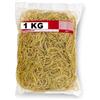 ZV BUSTA CONFEZIONE DA 1 KG. ELASTICI GIALLI IN GOMMA 30 mm PER UFFICIO