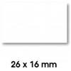 Cartoleria Manzoni di Lo Monaco Rosaria Sas - 10 Rotoli Etichette Per Prezzatrice 26x16 Rettangolare Made In Italy Bianco 1.000 Etichette Per Rotolo Di Alta Qualità