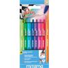 MITAMA - Penne a scatto Speed 3, Semi Gel, Comfort Ultrascorrevole, Colorate, punta 1.0, 5 pz. - COLORI ASSORTITI