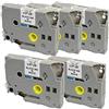 PRESTIGE CARTRIDGE 5x Nastro per Etichette compatibile per TZe231 TZ231 Nero su Bianco 12mm x 8m per Brother P-Touch PT-1000 1005 1010 3600 9600 D210 D600VP E300VP E550WVP H101C H101GB H105 H110 H300 H500 P700 P750W