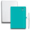 KORAT Agenda Giornaliera 2026, 12 Mesi 11x17 cm con Elastico - Uganda, Calendario, Penna Inclusa e Astuccio, daily planner, Flessibile, Tascabile, Copertina Matra (Verde Acqua)