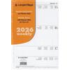 Cangini Filippi Ricambio Organizer Agenda Settimanale 2026 cm. 14,5×21