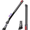 Gifeerory Bocchetta flessibile per bocchetta per Dyson Outsize V15 V12 Slim V11 V10 V8 V7 Gen5detect, accessori per aspirapolvere a ugello piatto lungo, spazzola per fughe allungabile per angoli, colonne