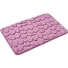 PANA Memory Foam Tappetino da bagno (50x80 cm) - Morbido tappetino da bagno in microfibra - Antiscivolo e lavabile - Tappetino da doccia (Orchidea)