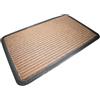 Amicasa Cosmoline - Zerbino BORDER 40x70 cm - Colore Marrone - Asciugapasso Antiscivolo per Esterni e Interni - Resistente, Lavabile e Decorativo per Ingresso Casa