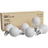 GY Lampadine LED E14, 8W (equivalenti a 60W), Lampadine LED Attacco Piccolo G45, 3000K Luce Calda, 880 Lumen, Fascio 280 Gradi LED, Lampadine Risparmio Energetico Bianco Caldo, 6 Pezzi
