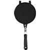 URSXODAWQ Macchina per frittelle rotonde, macchina per coni di waffle in lega di alluminio per croccanti frittelle di uova da colazione, mini pancake e torte, stampo da forno domestico antia