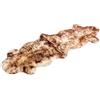 Cakla 100% pelle di pecora organica naturale - Tappeto, due pelli di pecora Barf - Coperta morbida e soffice, un'aggiunta originale a qualsiasi stanza (Pelliccia Rossa, 210-200cm x 55-65cm)