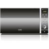 CASO Forno a Microonde 3in1 MCG30 Ceramic Chef con grill + aria calda 2100W 30L, base in vetro borosilicato, griglia per 2 livelli, funzione forno fino a 200°C, acciaio inossidabile, argento