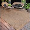 Paco Home Tappeto Cucina Da Esterno Salotto Moderno Balcone Terrazo Lavabile In Lavatrice Motivo Boho Monocolore, Dimensione:200x280 cm, Colore:Beige 3