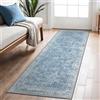 BEIMO Tappeto Salotto Vintage, Tappeto Camera Da Letto, Tappeti Ingresso Interno, Tappeto Antiscivolo Lavabile, Tappeti Salotto Pelo Corto per Cucina, Soggiorno, Ufficio, Blu Marino, 60x150cm