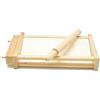 Mancini e Mancini srl Kit chitarra tagliapasta + mattarello liscio in legno di faggio artigianato abruzzese