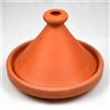 IUSOT Grande piatto per tajine marocchino in terracotta, non smaltato, diametro 35 cm, per 6-8 persone, originale dal Marocco