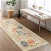 BEIMO Tappeto Salotto Vintage, Tappeto Camera Da Letto, Tappeto Ingresso 3 Metri, Tappeto Cucina Antiscivolo Lavabile, Tappeti Persiano per Soggiorno, Ufficio, Multicolore, 80x300cm