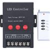 Yuecoom Controller LED RGB, Dimmer Per Strisce Luminose a Colori RGB PWM Digitale con Telecomando Per Progetti di Strisce Luminose Colorate 5V‑12V‑24V