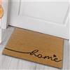 CARPETIA Zerbino di Cocco sostenibile raschia scarpe | design semplice cuore beige, 40x60 cm