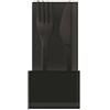 Generico 25/50/100/250 BIS DI POSATE IMBUSTATE CON TOVAGLIOLO - monouso - biodeagradabili - SET BIANCO Posate compostabili 100% Naturale (100 PEZZI NERO)