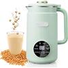 Generic Macchina automatica multifunzione 8 in 1 per latte di mandorle, avena, soia e latte vegetale con avvio ritardato, mantiene caldo, autopulente e acqua bollente da 1200 ml