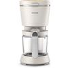 Philips Macchina da Caffè Americano - Eco Conscious Edition, Caraffa in Vetro da 1,2 lt, 15 Tazze, in Bioplastica, Bianco Satinato Opaco (HD5120/00)