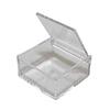 Subito disponibile 50 Pezzi Scatola PLEXIGLASS bomboniera 6X6X3 cm Matrimonio Porta Confetti SCATOLINA Trasparente per BOMBONIERE